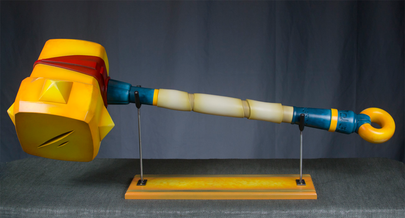 Illustration for article titled Bastion's Hammer, Made Real